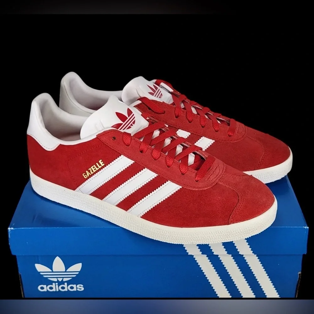 adidas Gazelle Scarlet White‎ JI1534